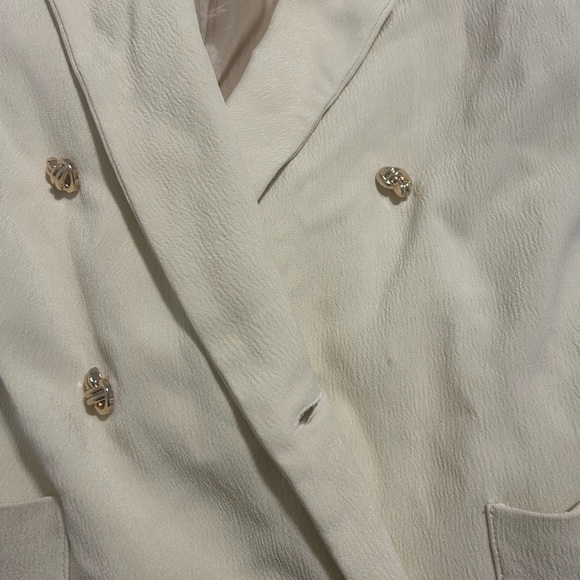 Valentina Shah Cream Blazer size 2 - Picture 9 of 11